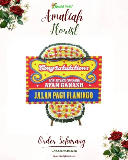Sewa Papan Bunga Dimong